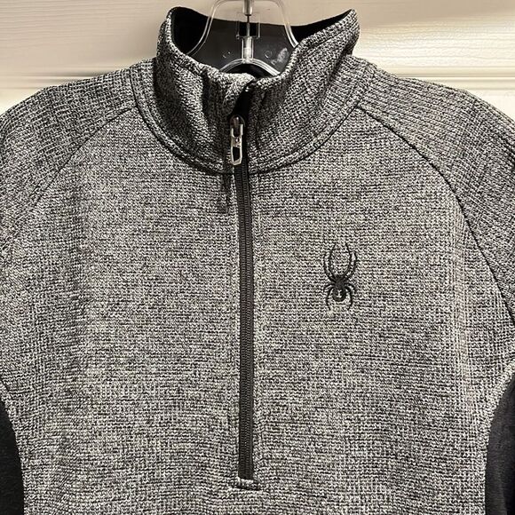 Spyder Men’s Quarter Zipped Sweater Size Medium. - Picture 2 of 6